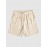Geometric Jacquard Terry Cloth Textured Drawstring Sweat Shorts