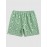 Men's Retro Geometric Baroque Jacquard Weave Textured Drawstring Sports Bermuda Shorts